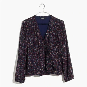 Madewell Multicolor Dotted Blouse